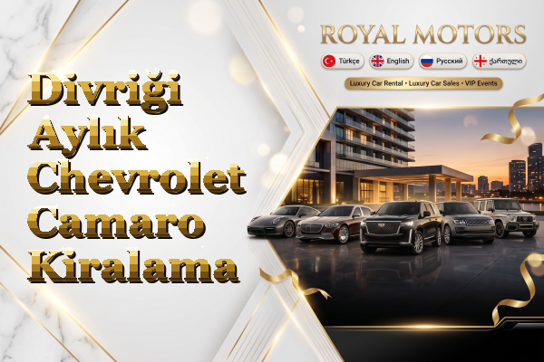 Divriği Aylık Chevrolet Camaro Kiralama