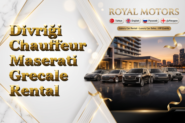 Divriği Chauffeur Maserati Grecale Rental