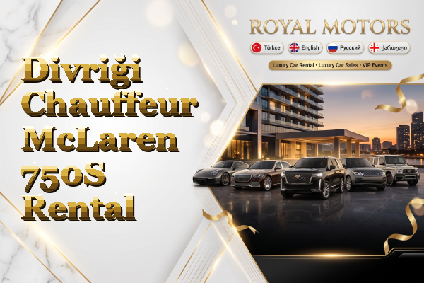 Divriği Chauffeur McLaren 750S Rental