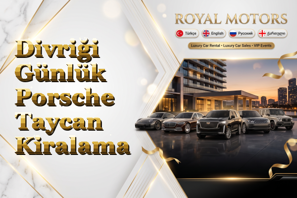 Divriği Günlük Porsche Taycan Kiralama