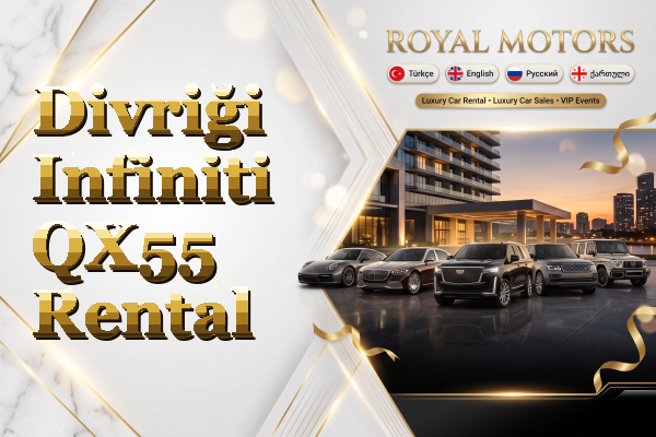 Divriği Infiniti QX55 Rental