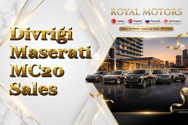 Divriği Maserati MC20 Sales