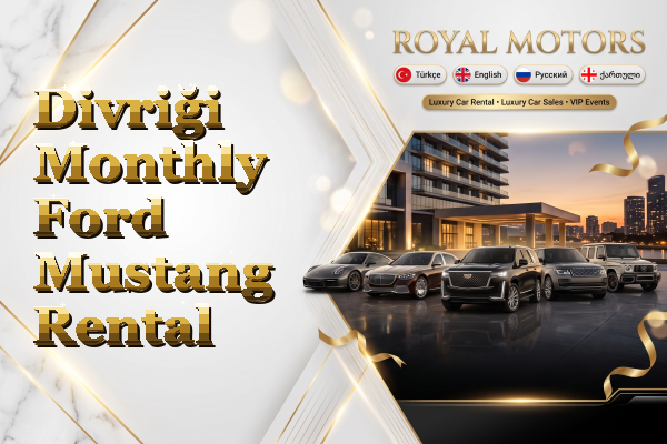 Divriği Monthly Ford Mustang Rental
