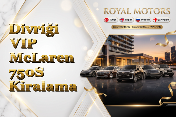 Divriği VIP McLaren 750S Kiralama