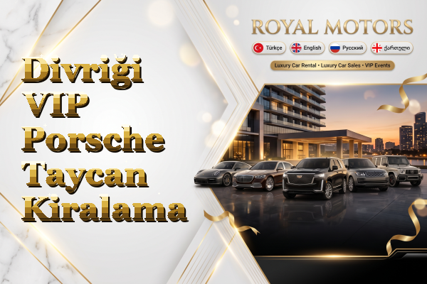 Divriği VIP Porsche Taycan Kiralama