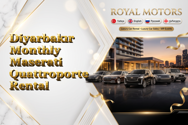 Diyarbakır Monthly Maserati Quattroporte Rental