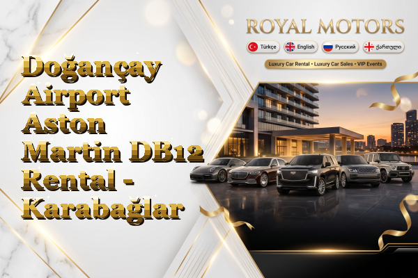 Doğançay Airport Aston Martin DB12 Rental - Karabağlar