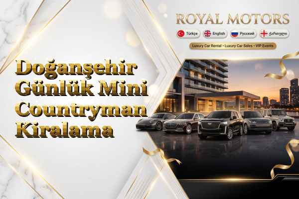 Doğanşehir Günlük Mini Countryman Kiralama