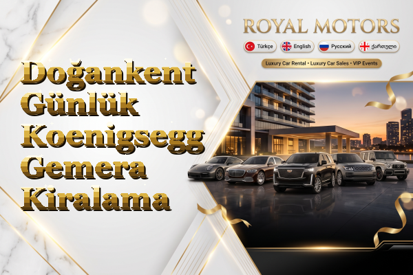 Doğankent Günlük Koenigsegg Gemera Kiralama