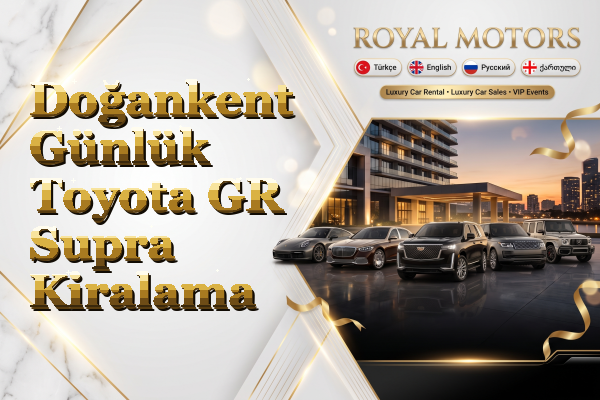 Doğankent Günlük Toyota GR Supra Kiralama