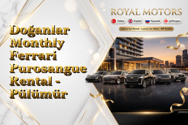 Doğanlar Monthly Ferrari Purosangue Rental - Pülümür