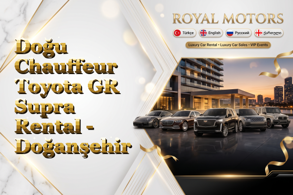 Doğu Chauffeur Toyota GR Supra Rental - Doğanşehir