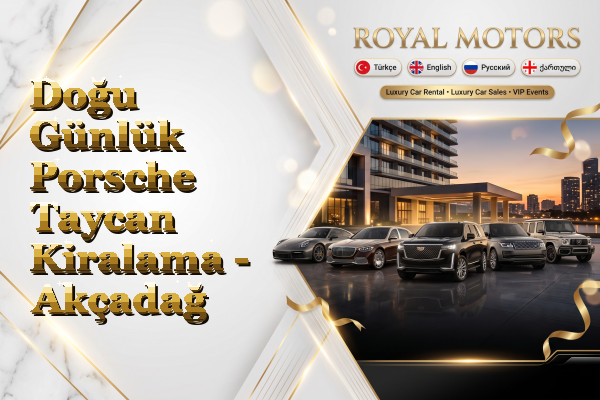Doğu Günlük Porsche Taycan Kiralama - Akçadağ