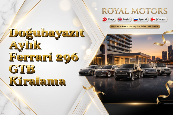 Doğubayazıt Aylık Ferrari 296 GTB Kiralama