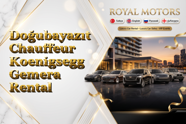Doğubayazıt Chauffeur Koenigsegg Gemera Rental