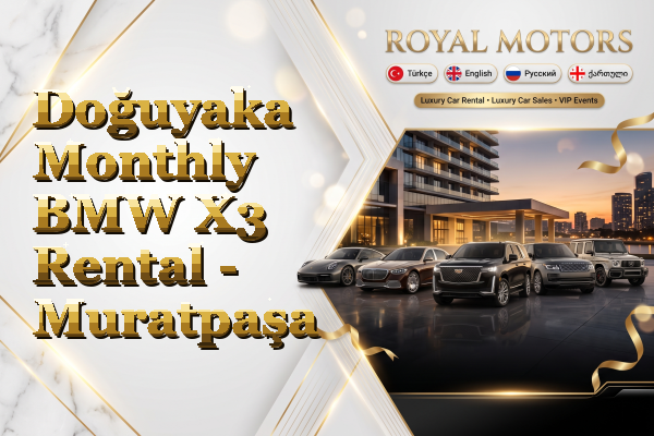 Doğuyaka Monthly BMW X3 Rental - Muratpaşa
