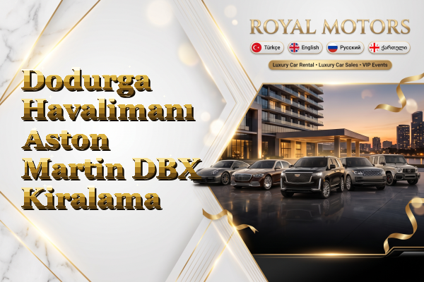 Dodurga Havalimanı Aston Martin DBX Kiralama