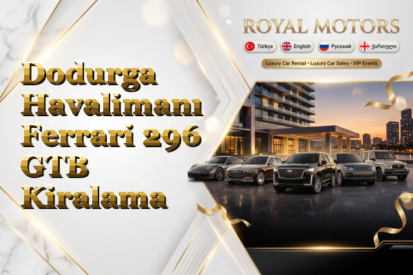 Dodurga Havalimanı Ferrari 296 GTB Kiralama