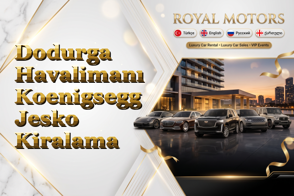 Dodurga Havalimanı Koenigsegg Jesko Kiralama
