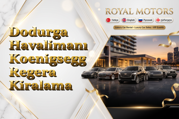Dodurga Havalimanı Koenigsegg Regera Kiralama