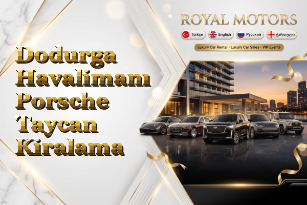 Dodurga Havalimanı Porsche Taycan Kiralama
