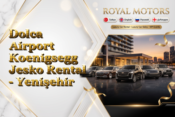 Dolca Airport Koenigsegg Jesko Rental - Yenişehir