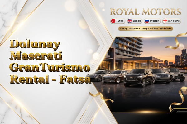 Dolunay Maserati GranTurismo Rental - Fatsa