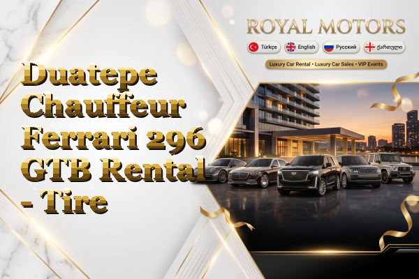 Duatepe Chauffeur Ferrari 296 GTB Rental - Tire