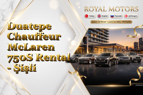 Duatepe Chauffeur McLaren 750S Rental - Şişli