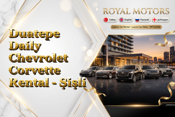 Duatepe Daily Chevrolet Corvette Rental - Şişli