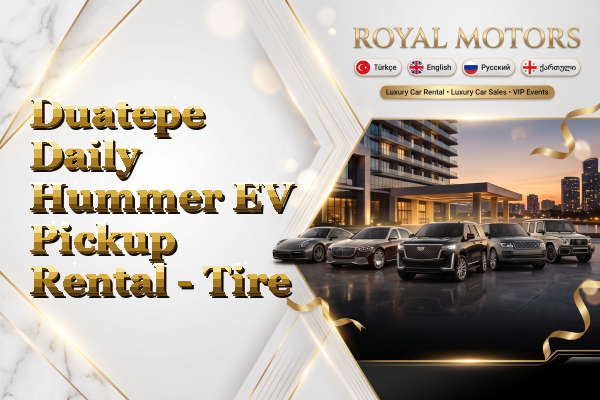Duatepe Daily Hummer EV Pickup Rental - Tire