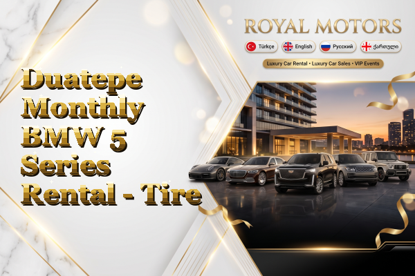 Duatepe Monthly BMW 5 Series Rental - Tire