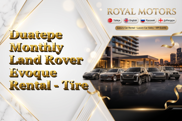 Duatepe Monthly Land Rover Evoque Rental - Tire