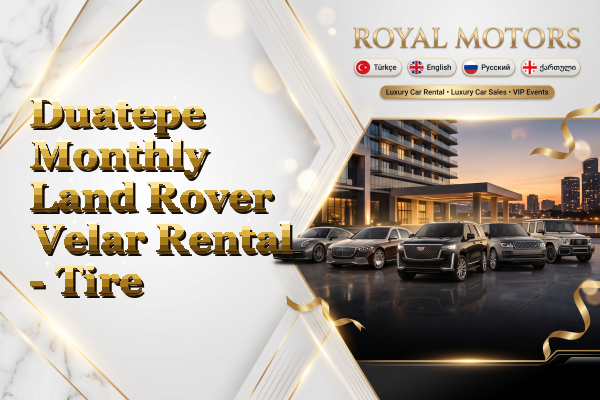 Duatepe Monthly Land Rover Velar Rental - Tire