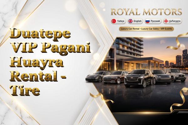 Duatepe VIP Pagani Huayra Rental - Tire