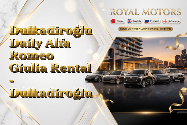 Dulkadiroğlu Daily Alfa Romeo Giulia Rental - Dulkadiroğlu