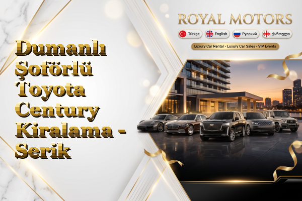 Dumanlı Şoförlü Toyota Century Kiralama - Serik