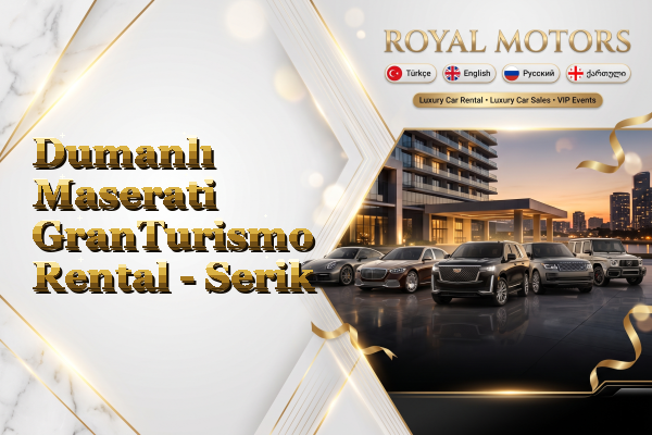 Dumanlı Maserati GranTurismo Rental - Serik