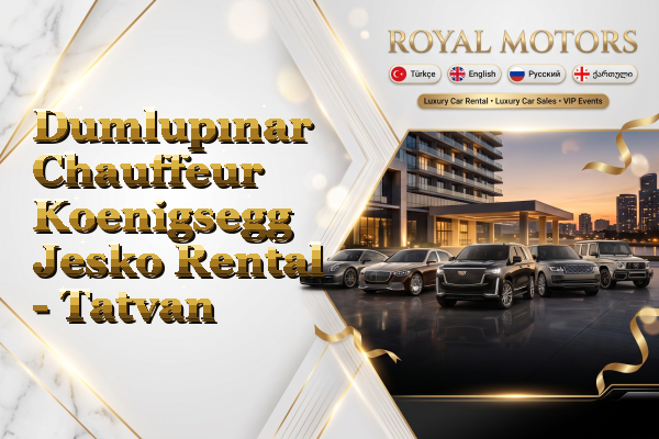 Dumlupınar Chauffeur Koenigsegg Jesko Rental - Tatvan