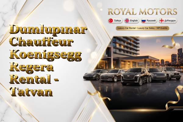 Dumlupınar Chauffeur Koenigsegg Regera Rental - Tatvan