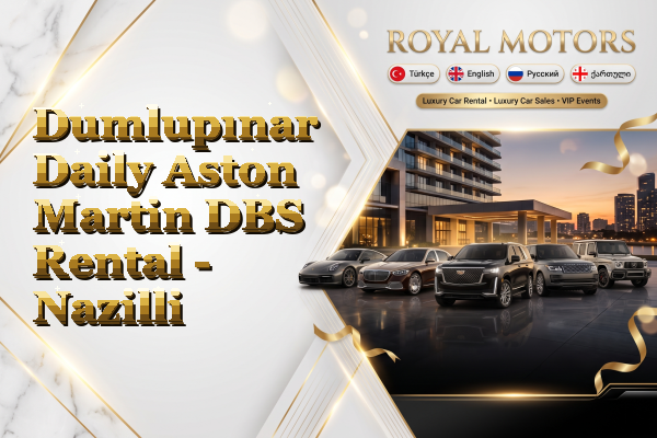 Dumlupınar Daily Aston Martin DBS Rental - Nazilli