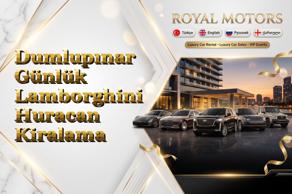 Dumlupınar Günlük Lamborghini Huracan Kiralama