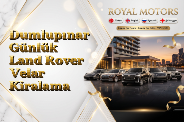 Dumlupınar Günlük Land Rover Velar Kiralama