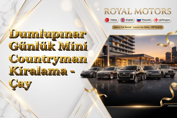 Dumlupınar Günlük Mini Countryman Kiralama - Çay