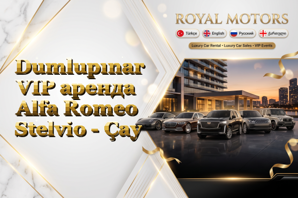 Dumlupınar VIP аренда Alfa Romeo Stelvio - Çay