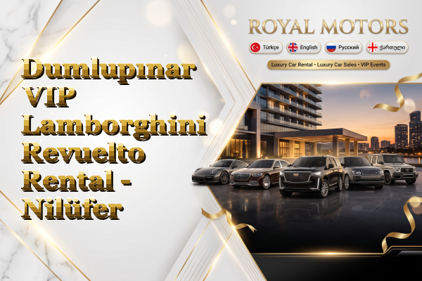 Dumlupınar VIP Lamborghini Revuelto Rental - Nilüfer
