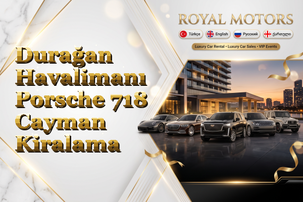 Durağan Havalimanı Porsche 718 Cayman Kiralama
