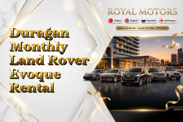 Durağan Monthly Land Rover Evoque Rental