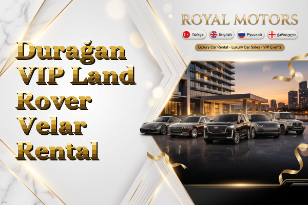 Durağan VIP Land Rover Velar Rental