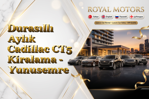Durasıllı Aylık Cadillac CT5 Kiralama - Yunusemre